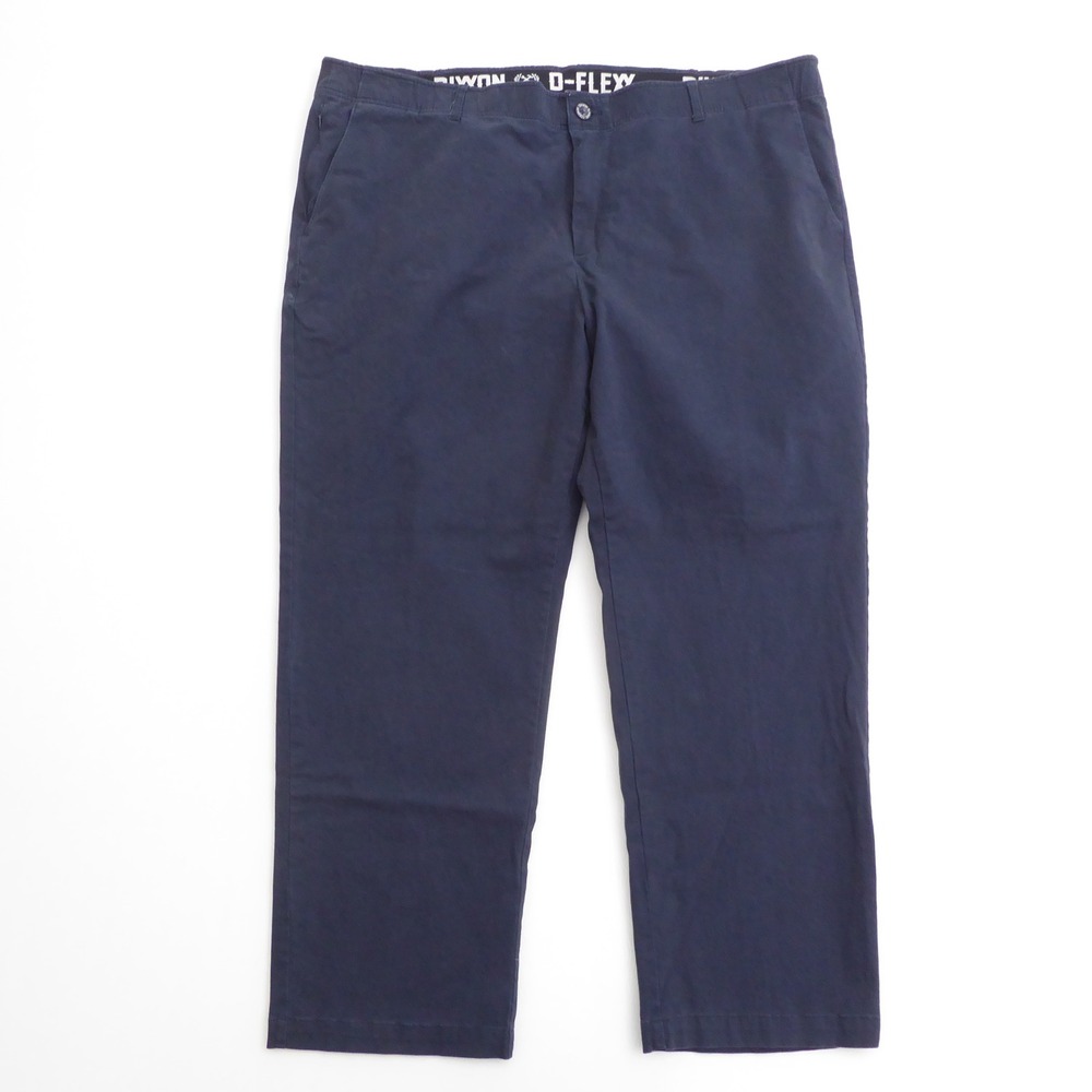 Dixxon Men Chino Pants Navy Blue D-Flexx Stretch 46x30